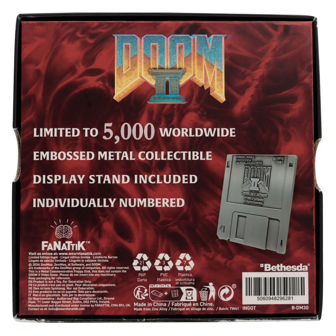 Doom 2 Replik Arena Floppy Disk Limited Edition