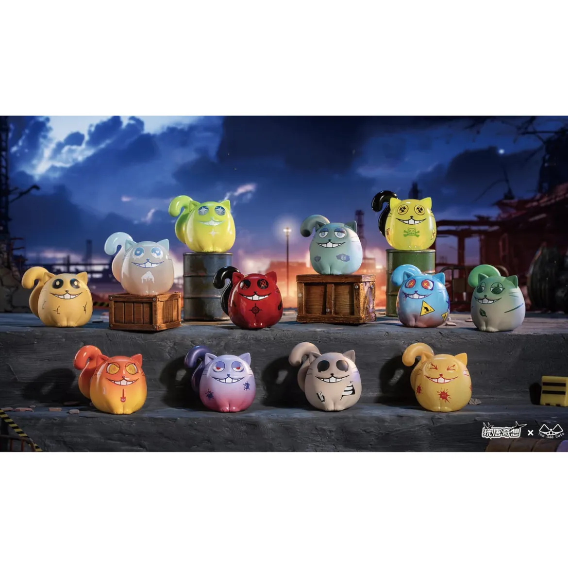 Doomsday cat Mini Figures Blind Box Assortment (12)