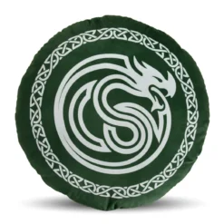 Drachenzähmen leicht gemacht - Ouroboros Dragon Kissen grün