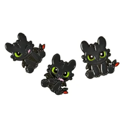 Drachenzähmen leicht gemacht - Ohnezahn Pins 3er Set