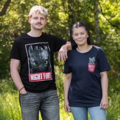 Drachenzähmen leicht gemacht - Night Fury Poster T-Shirt schwarz