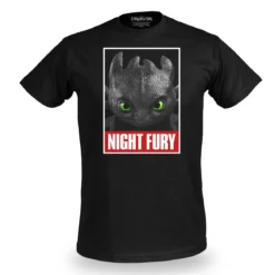 Drachenzähmen leicht gemacht - Night Fury Poster T-Shirt schwarz