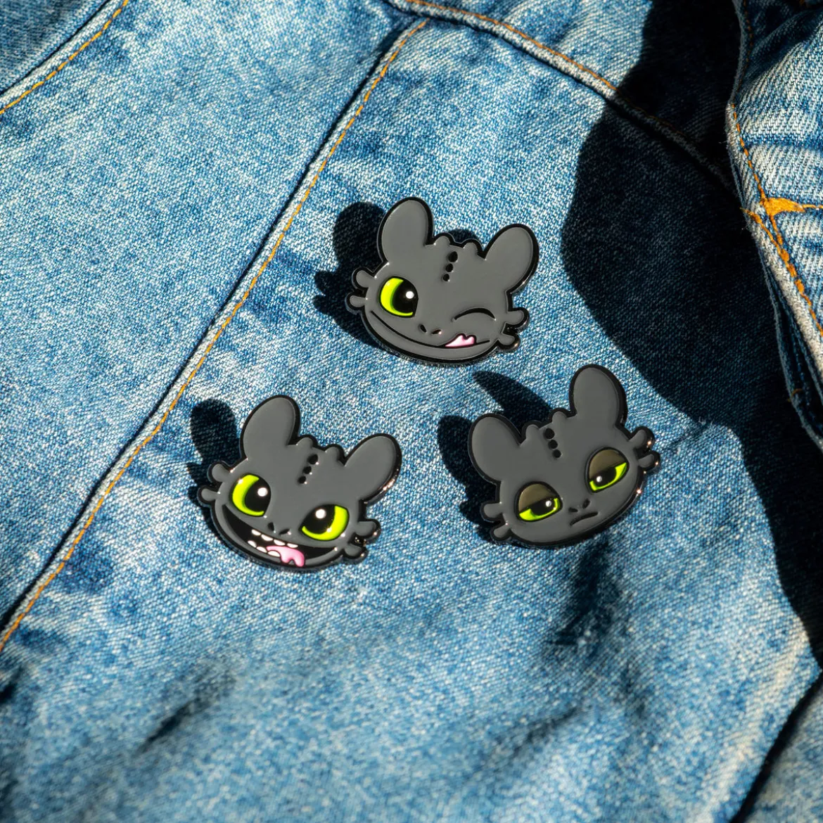 Drachenzähmen leicht gemacht - Ohnezahn Pins 5er Set