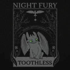 Drachenzähmen leicht gemacht - Night Fury T-Shirt Damen schwarz