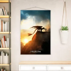Drachenzähmen leicht gemacht - Key Art Wall Scroll