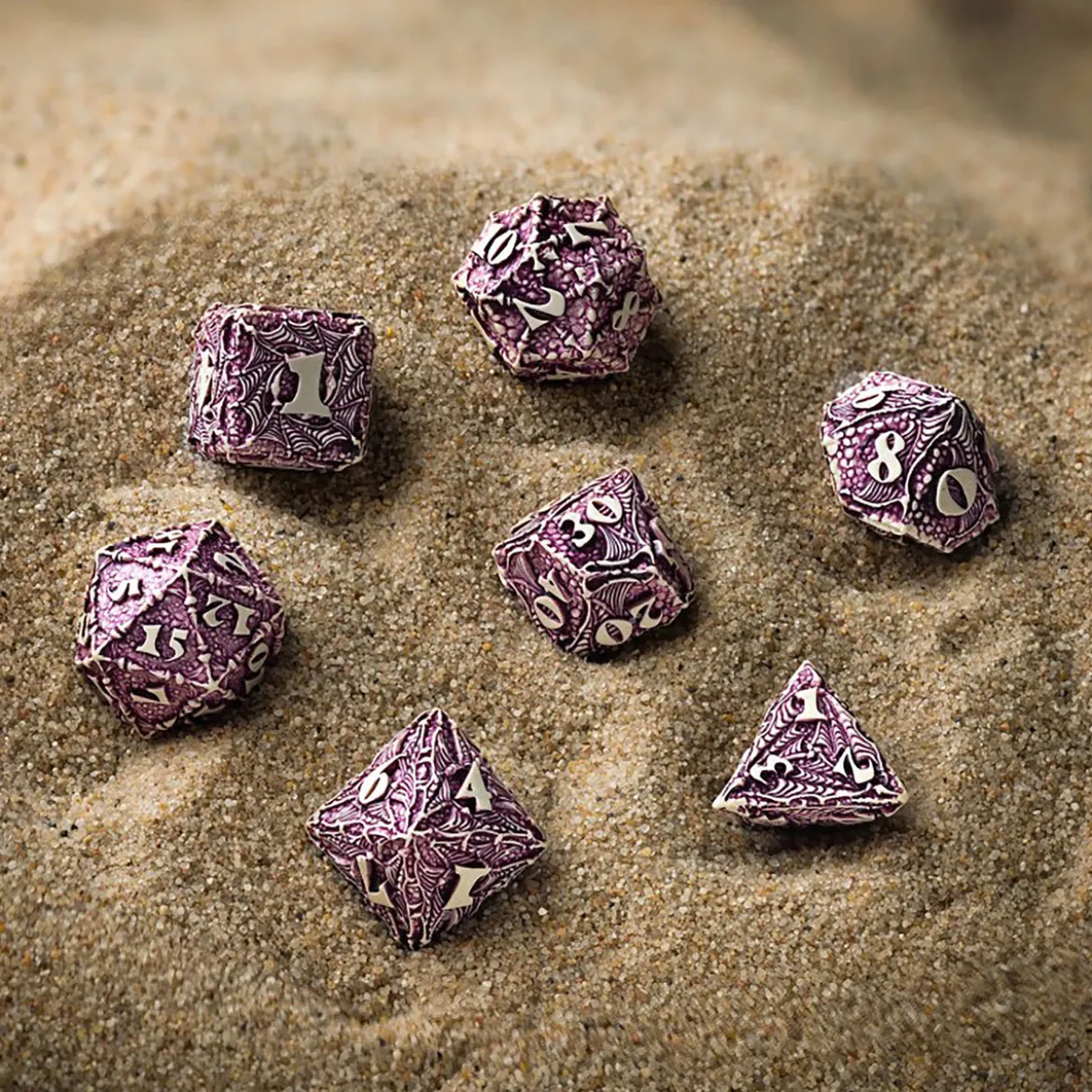 Dracopolis - The Yucatan Featherwing Würfel Set 7tlg