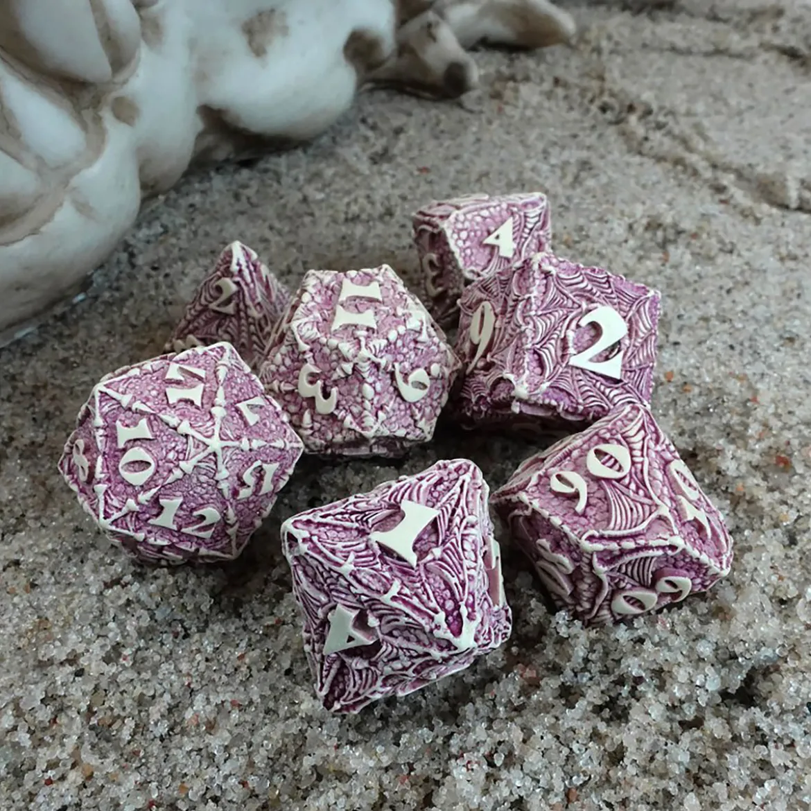 Dracopolis - The Yucatan Featherwing Würfel Set 7tlg