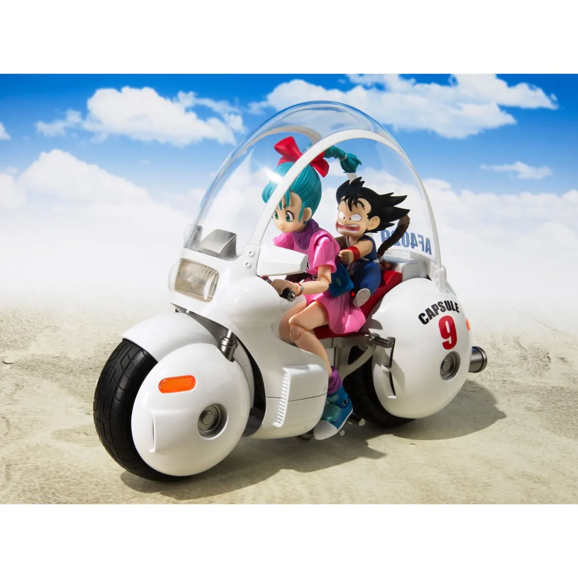 Dragon Ball - Bulma mit Hoipoi Kapsel Nr. 9 S.H. Figuarts Set