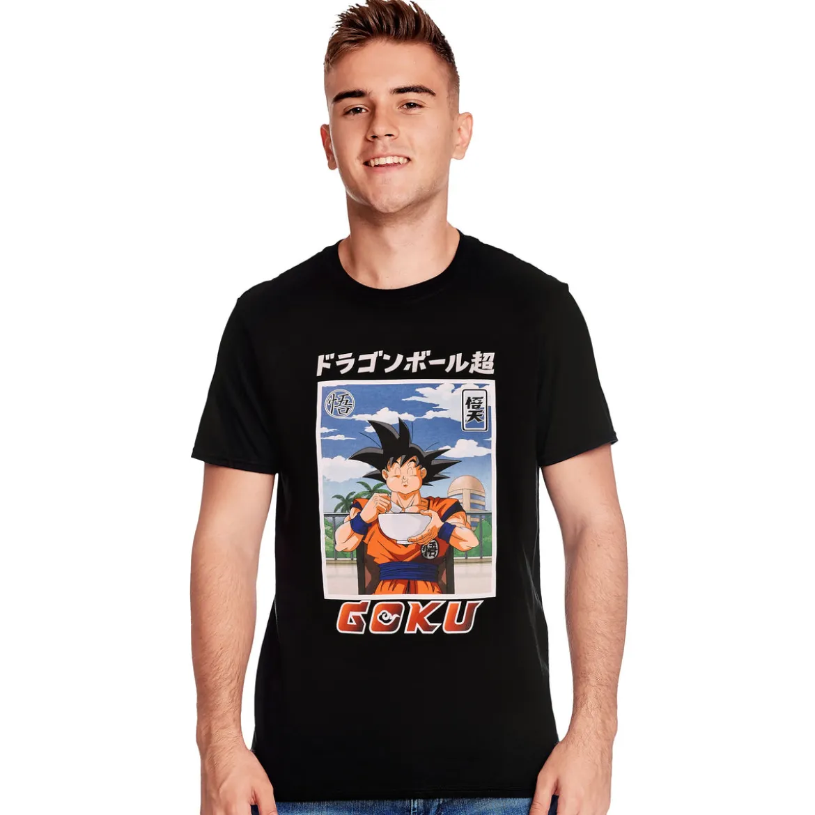 Dragon Ball - Goku Eat T-Shirt schwarz