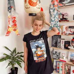 Dragon Ball - Goku Eat T-Shirt schwarz