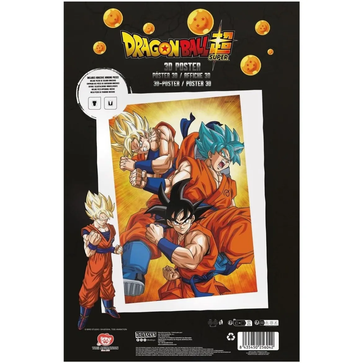 Dragon Ball Super 3D Poster Champa Goku 38 x 58 cm