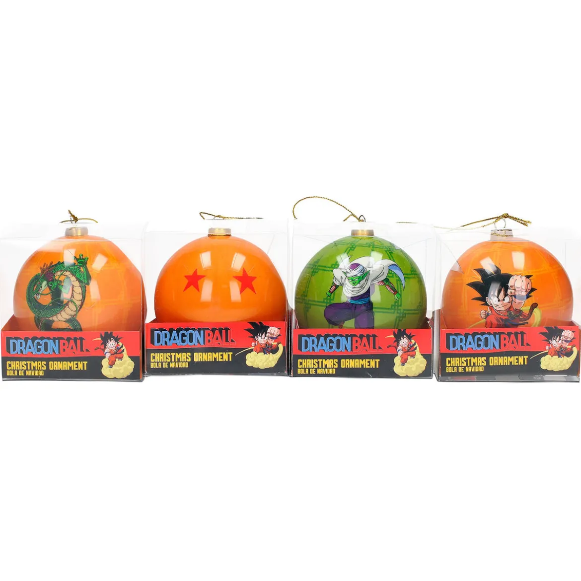 Dragon Ball Weihnachtsbaumkugeln 4tlg