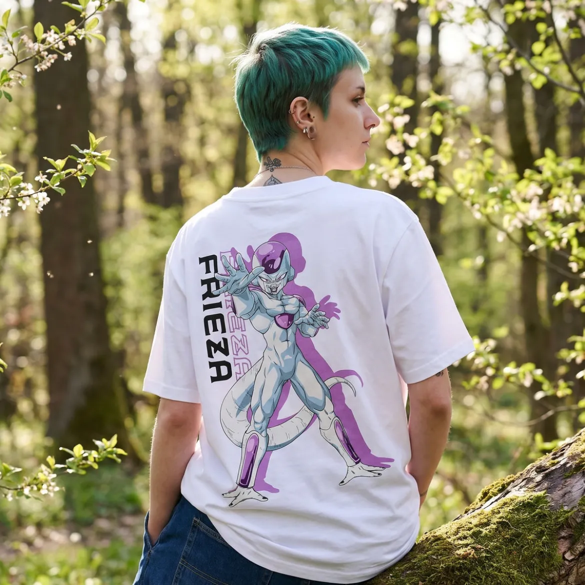 Dragon Ball Z - Freezer Oversize T-Shirt weiß