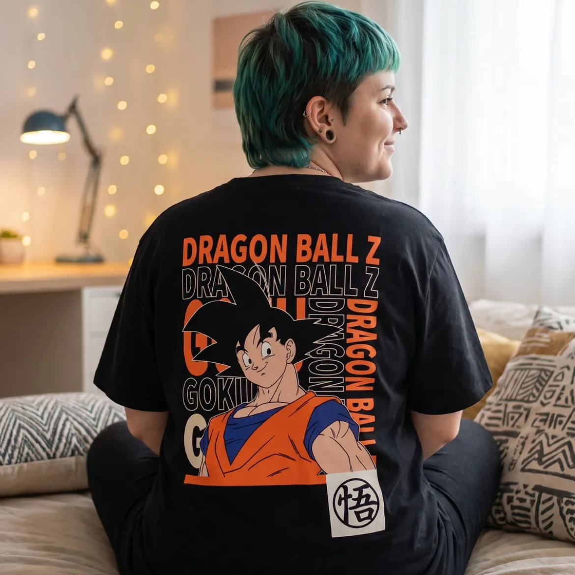 Dragon Ball Z - Goku Oversize T-Shirt schwarz
