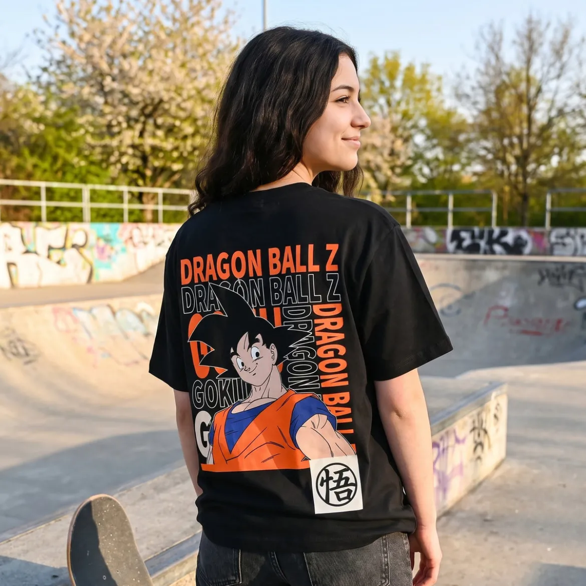Dragon Ball Z - Goku Oversize T-Shirt schwarz