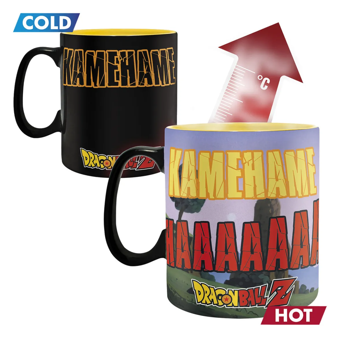 Dragon Ball Z - Kamehameha Thermoeffekt Tasse