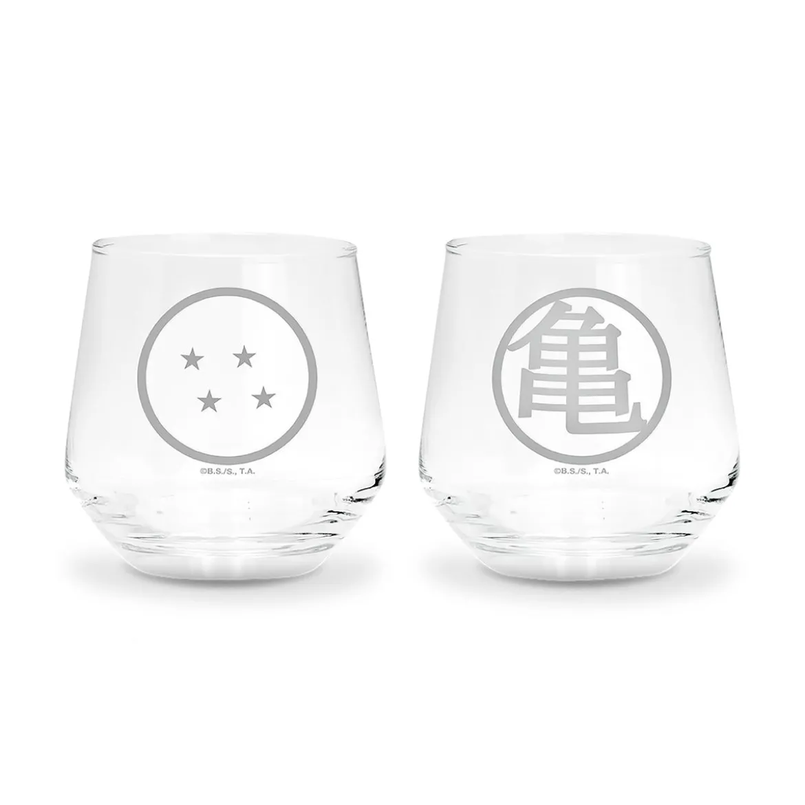 Dragon Ball Z - Kame und Dragon Balls Symbol Gläser 2er Set