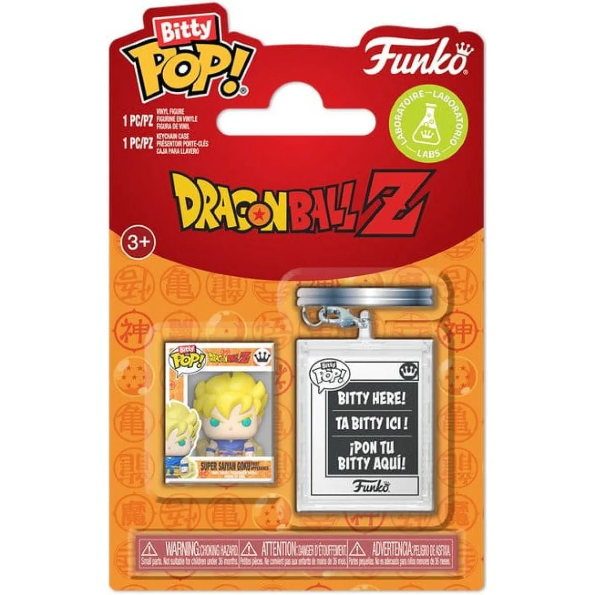 Dragon Ball Z - Vegeta Funko Bitty Pop und Acryl Charmanhänger