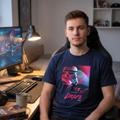 Drive T-Shirt für Star Wars Fans blau