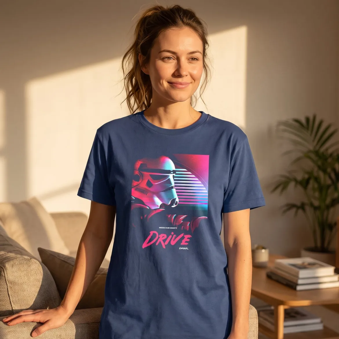 Drive T-Shirt für Star Wars Fans blau