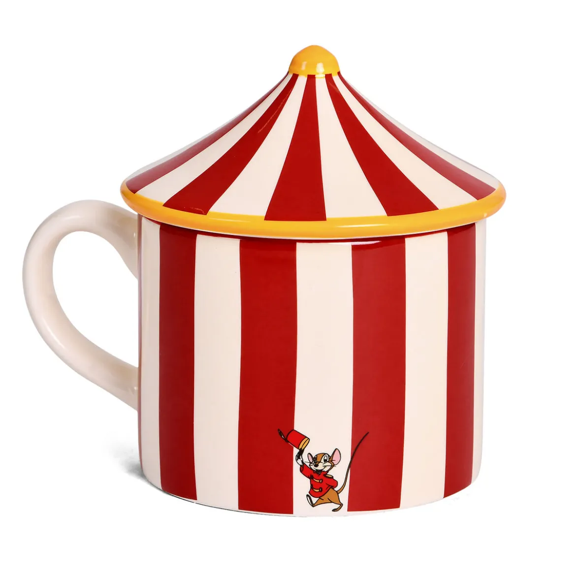 Dumbo - Zirkuszelt 3D Tasse mit Deckel