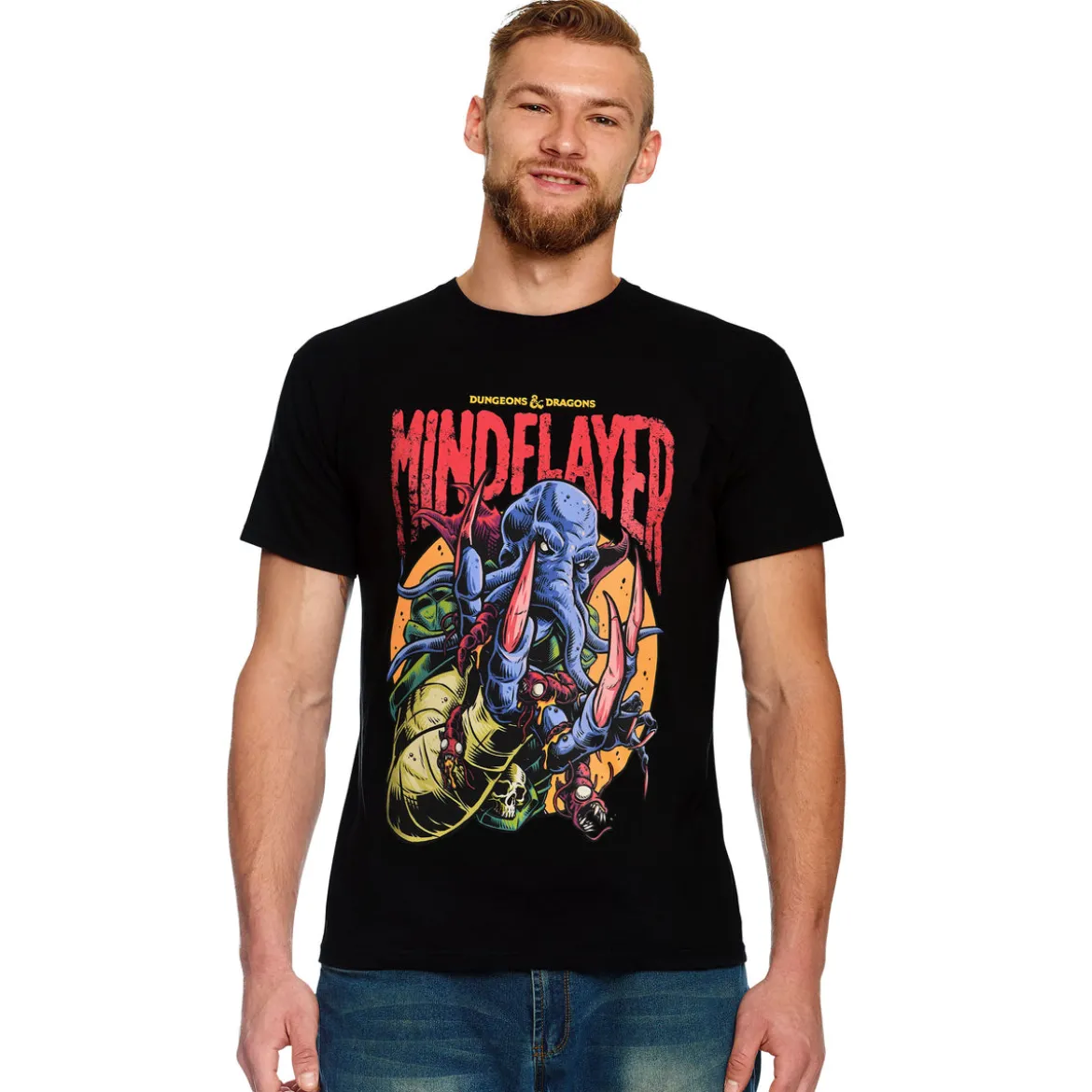 Dungeons & Dragons - Mindflayer T-Shirt schwarz