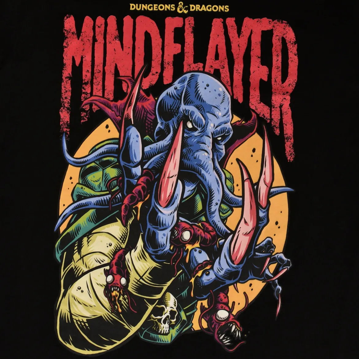 Dungeons & Dragons - Mindflayer T-Shirt schwarz