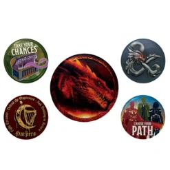 Dungeons & Dragons - Movie Button 5er Set