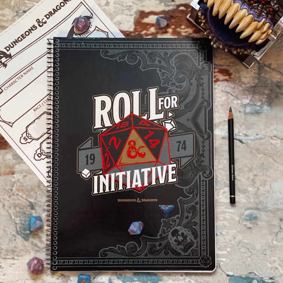 Dungeons & Dragons - Roll For Initiative Notizheft A4