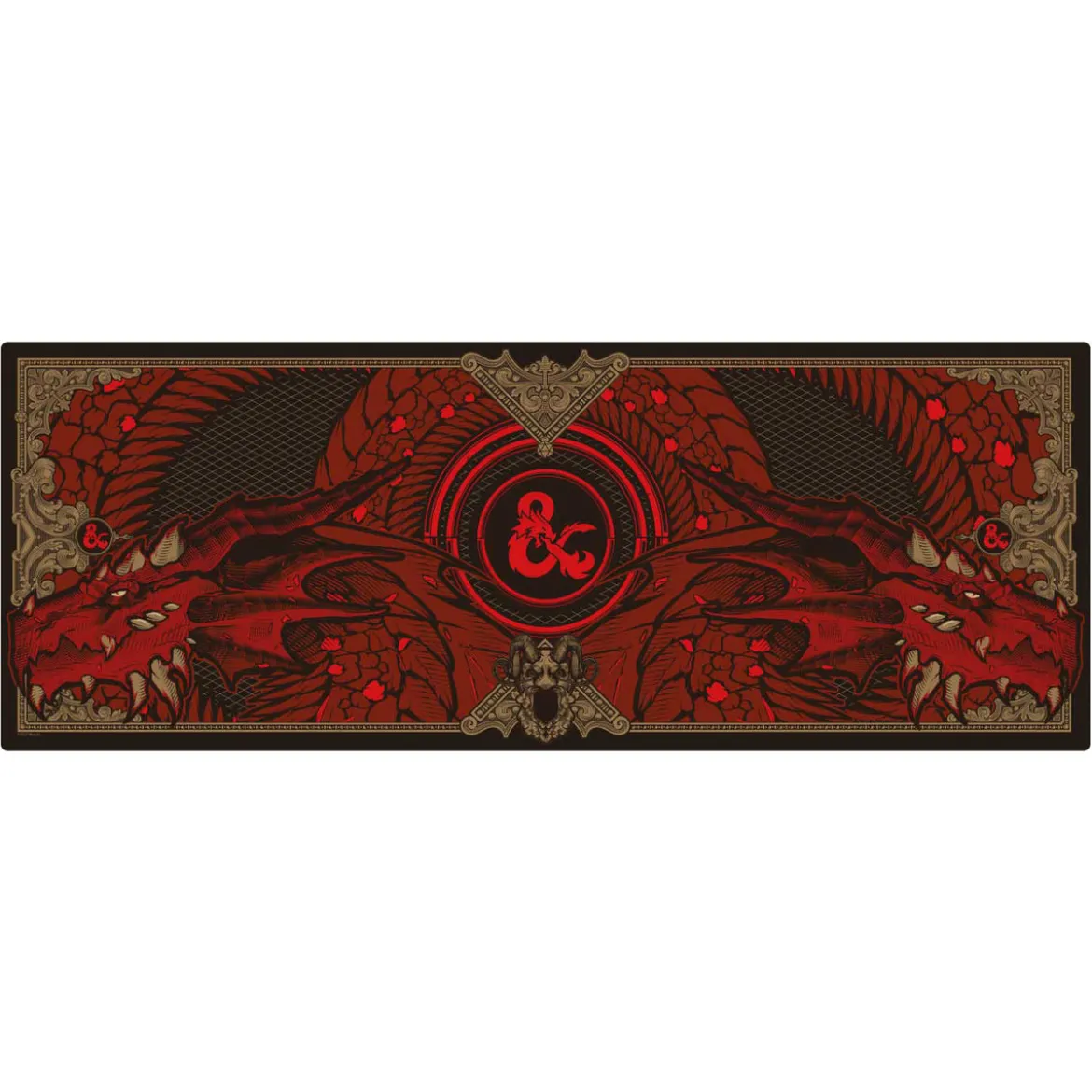 Dungeons & Dragons Schreibtischunterlage & Untersetzer Set