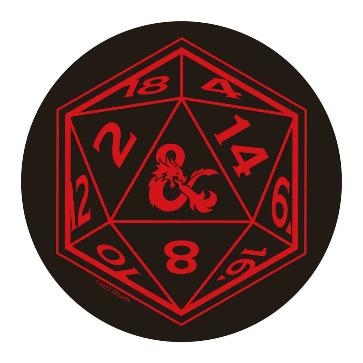 Dungeons & Dragons Schreibtischunterlage & Untersetzer Set