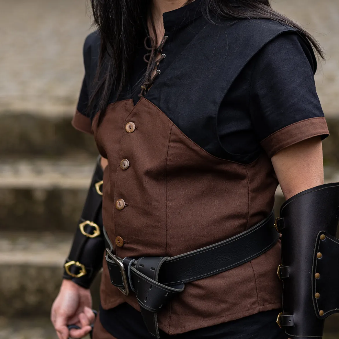 Dungeons & Dragons - Schurke Kapuzenweste braun