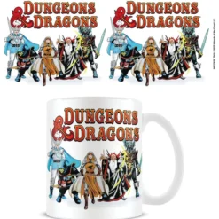 Dungeons & Dragons Tasse Retro Group