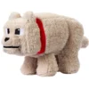 Ein Minecraft Film Plüschfigur Dennis der Wolf 20 cm