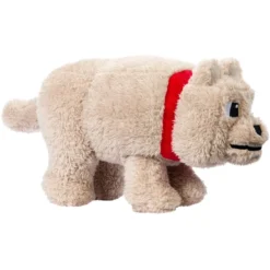 Ein Minecraft Film Plüschfigur Dennis der Wolf 20 cm