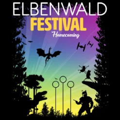 Elbenwald Festival Homecoming T-Shirt schwarz