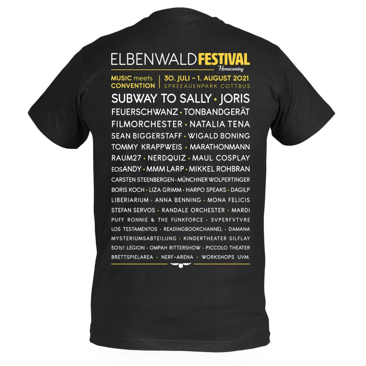 Elbenwald Festival Homecoming T-Shirt schwarz