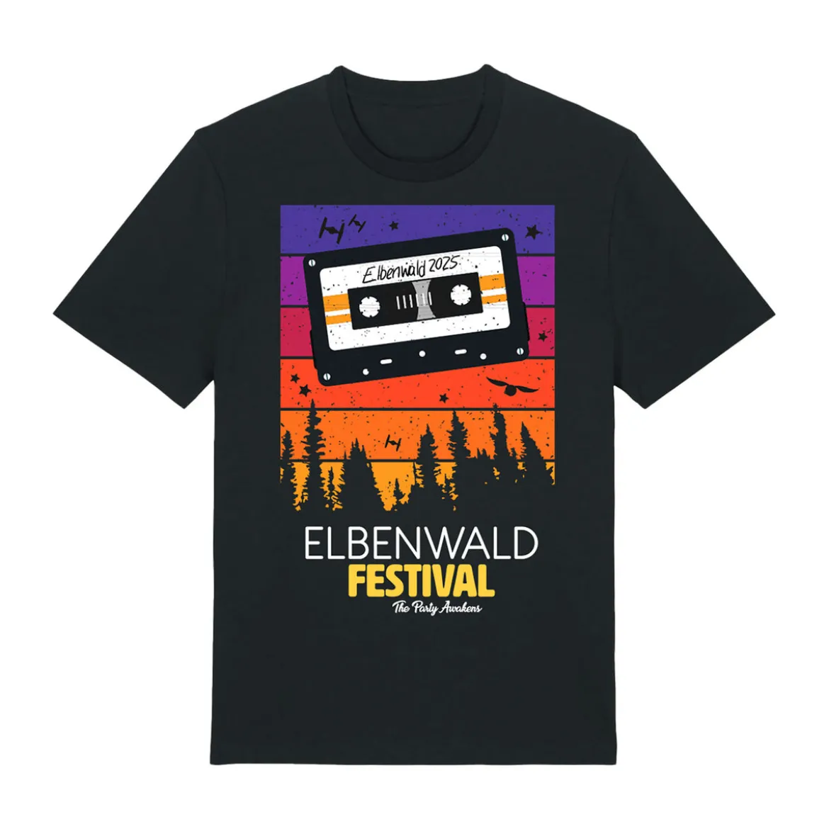 Elbenwald Festival - Tape Shirt schwarz