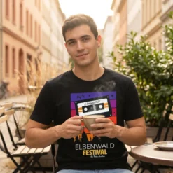 Elbenwald Festival - Tape Shirt schwarz