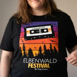Elbenwald Festival - Tape Shirt schwarz