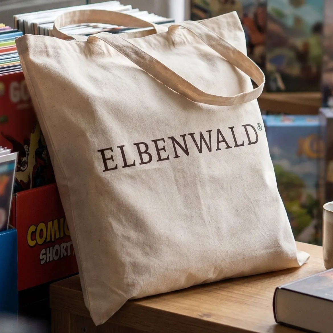 Elbenwald Premium Jutebeutel groß