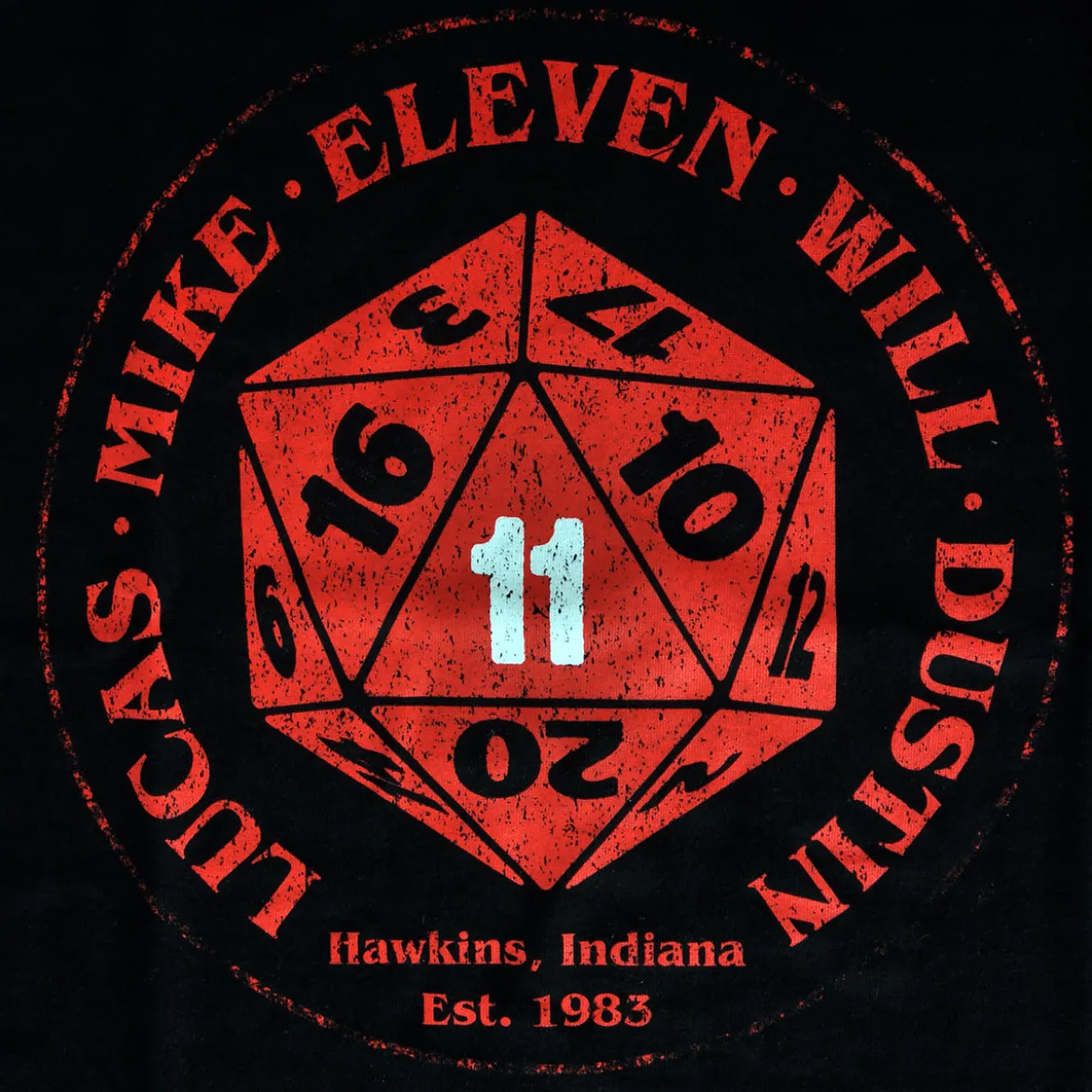 Eleven Dice T-Shirt für Stranger Things Fans