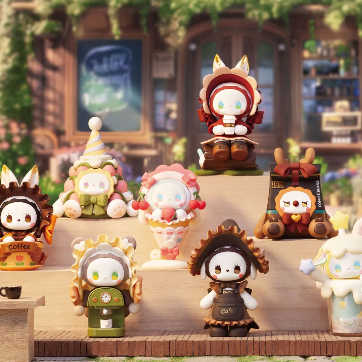 Emma Secret Forest - Coffee Shop Mystery Figur Display E1094534