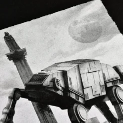 Empire Square T-Shirt für Star Wars Fans schwarz