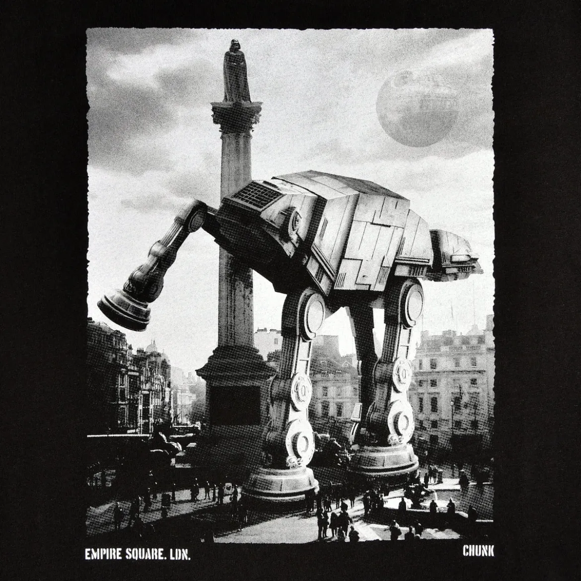 Empire Square T-Shirt für Star Wars Fans schwarz