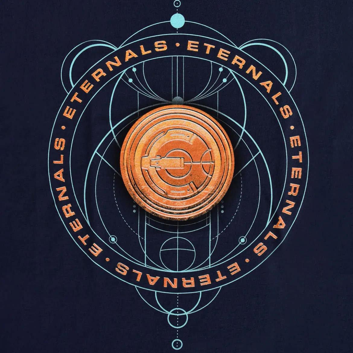 Eternals - Discs T-Shirt blau