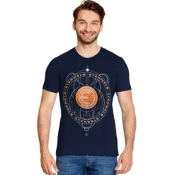 Eternals - Discs T-Shirt blau