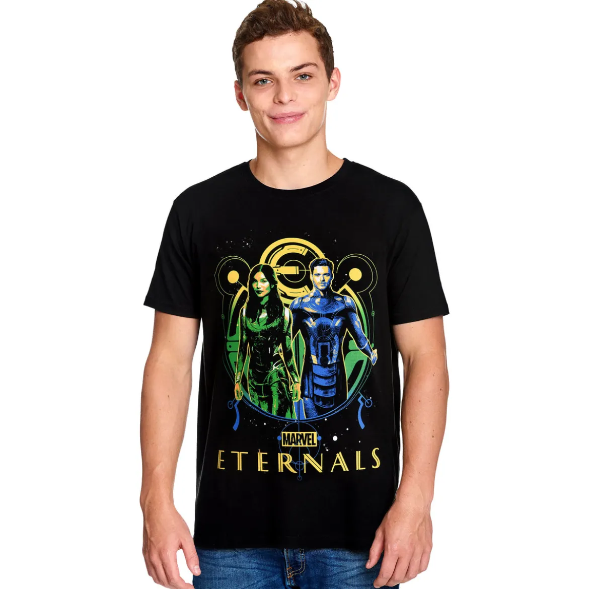Eternals - Ikaris & Sersi T-Shirt schwarz