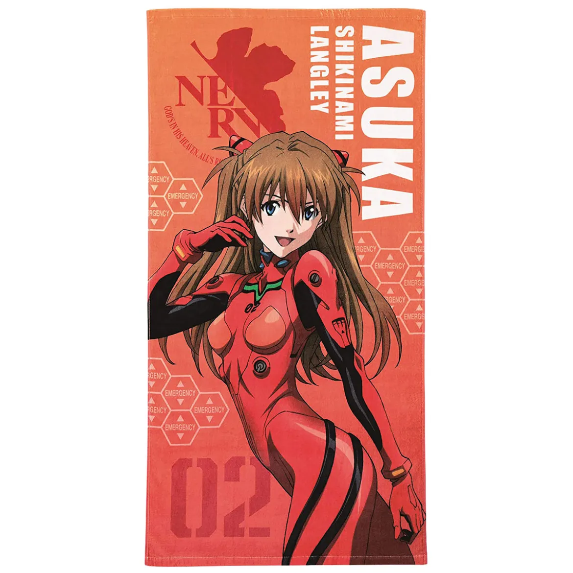 Evangelion - Asuka Shikinami Badetuch
