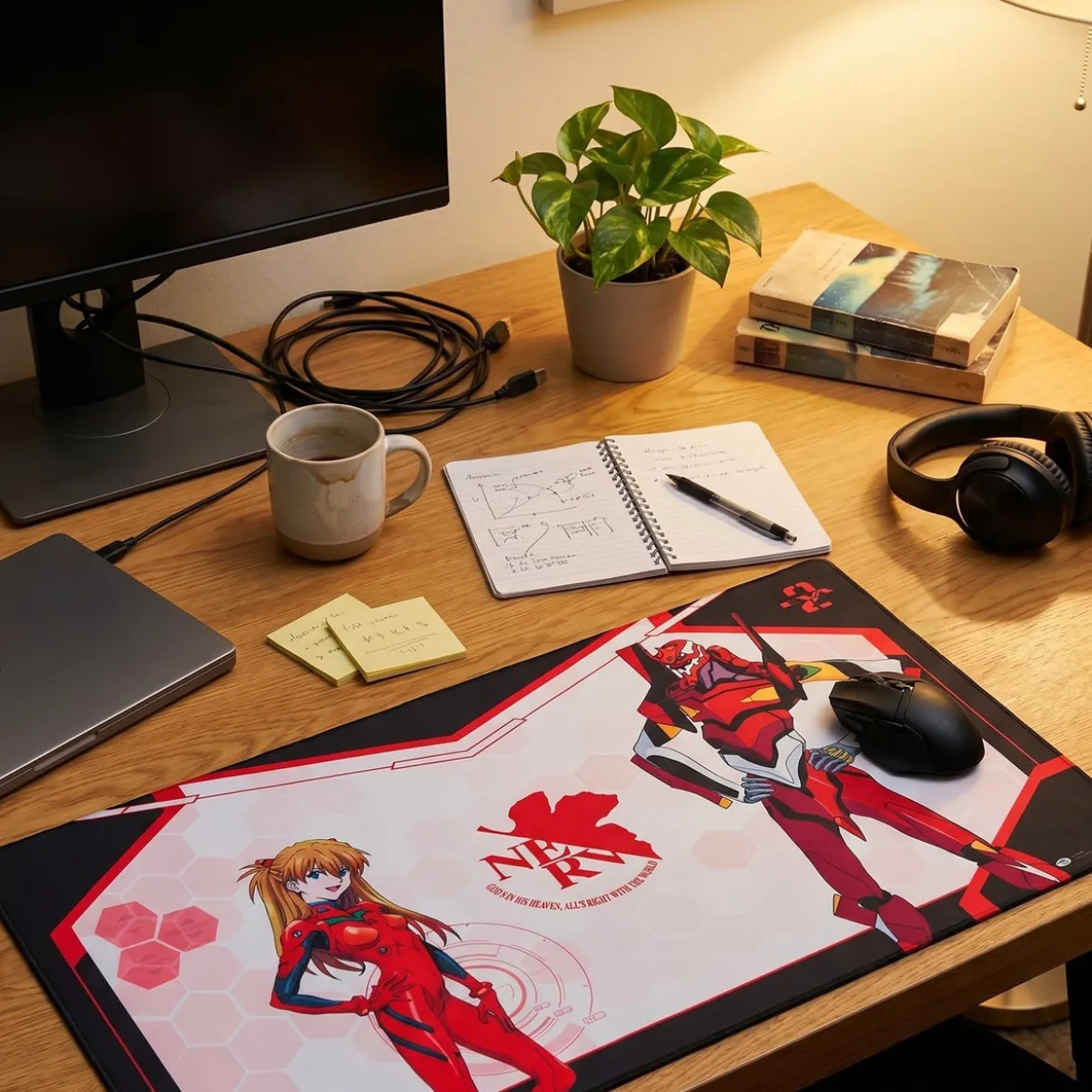 Evangelion - Asuka und Unit-02 Mousepad